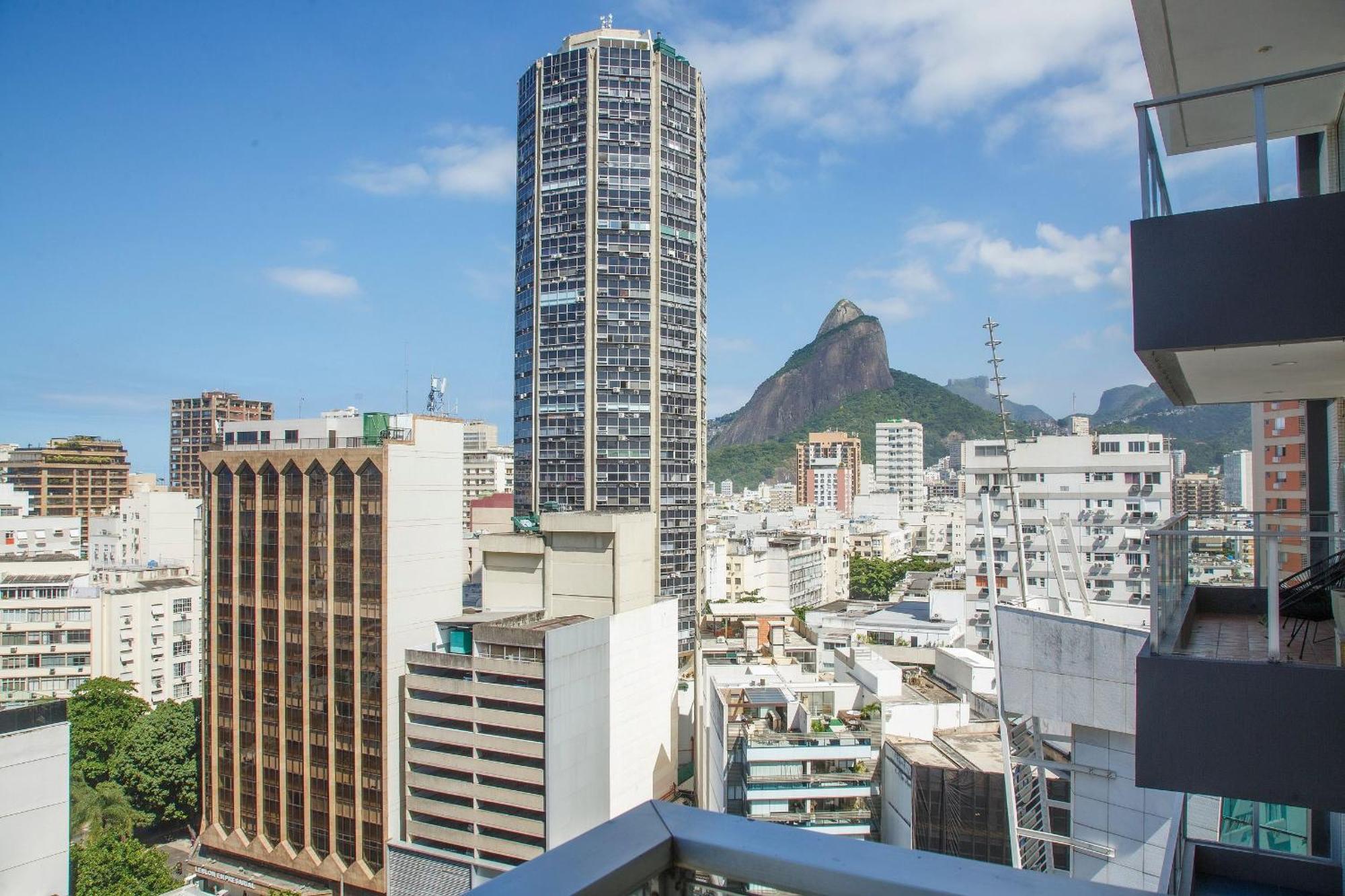 Jumpinbed - Leblon Flat Service - Sala E Quarto Com Varanda E Vista Do Mar. Rio de Janeiro Exterior photo