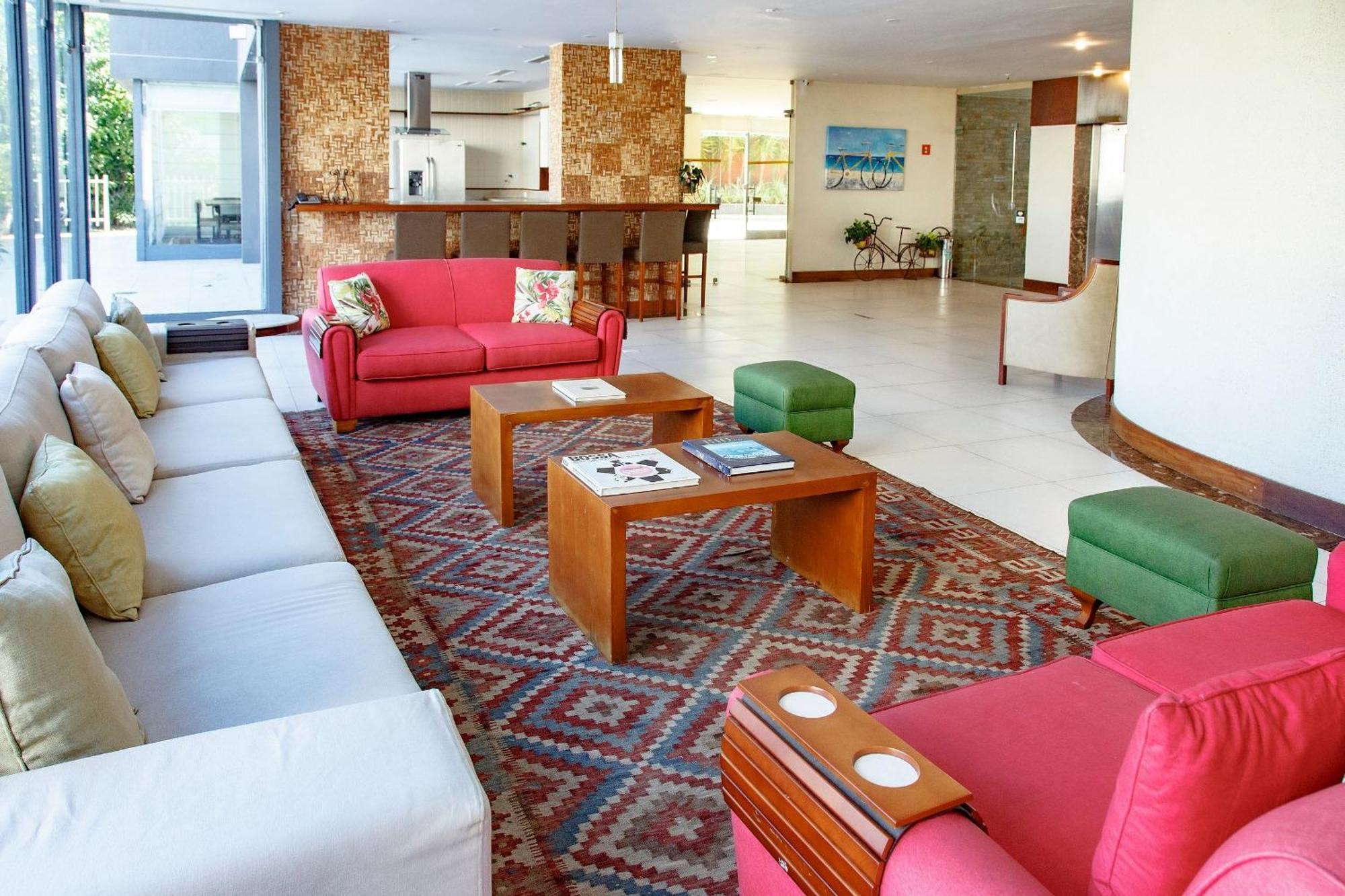 Jumpinbed - Leblon Flat Service - Sala E Quarto Com Varanda E Vista Do Mar. Rio de Janeiro Exterior photo
