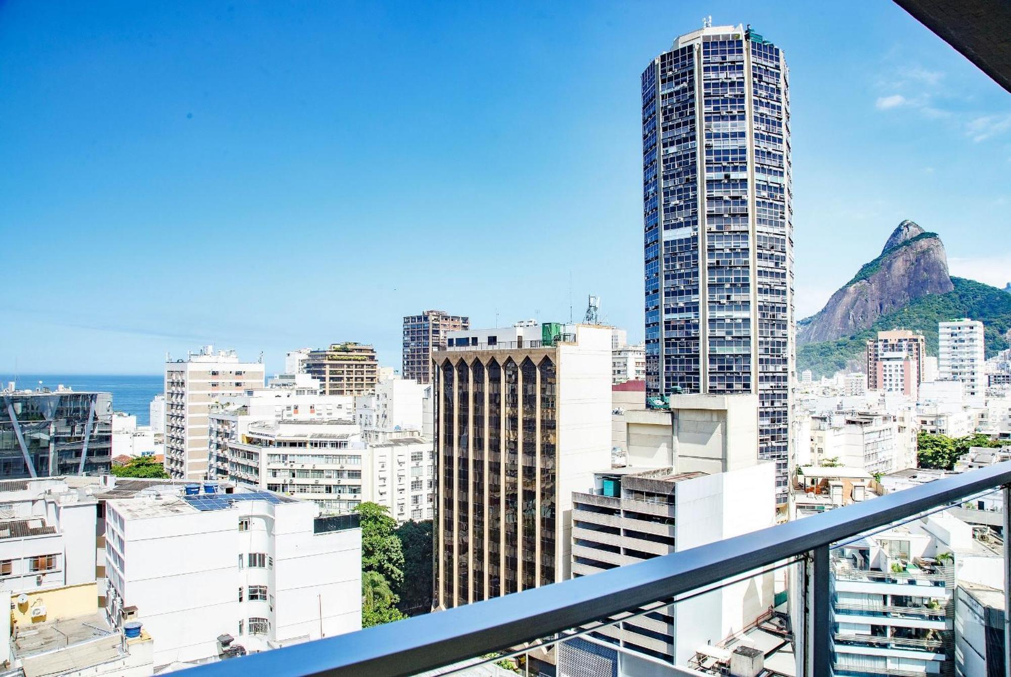 Jumpinbed - Leblon Flat Service - Sala E Quarto Com Varanda E Vista Do Mar. Rio de Janeiro Exterior photo