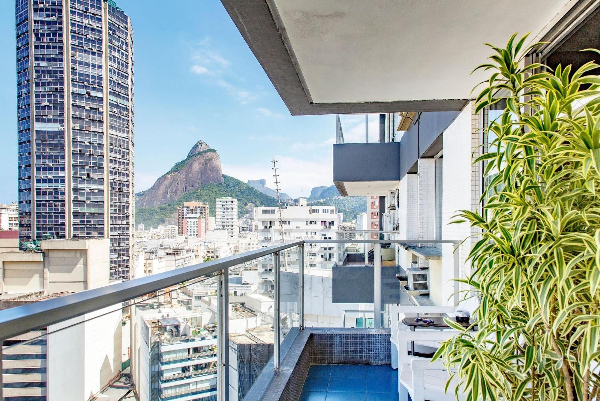 Jumpinbed - Leblon Flat Service - Sala E Quarto Com Varanda E Vista Do Mar. Rio de Janeiro Exterior photo
